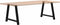 vidaXL - Salontafelpoten - 2 - st - A-vormig - 90x(72-73) - cm - staal - zwart