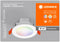 LEDVANCE Armatuur: voor plafond, SMART RECESS DOWNLIGHT TW AND RGB / 4 W, 22-…24- V, stralingshoek: 11-, Tunable White, 27-65- K, body materiaal: polyprophylene (pp)/polyamid, IP2-