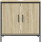 vidaXL - Wastafelkast - 60x30x60 - cm - bewerkt - hout - sonoma - eikenkleurig