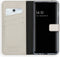 Selencia Galaxy A72 - Echt Lederen Bookcase - 3 Pashouders - Grijs