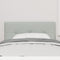 vidaXL - Hoofdbord - met - Knopen - - - Lichtgrijs - - - 100 - cm - - - Fluweel