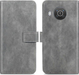 iMoshion Hoesje Geschikt voor Nokia X20 / X10 Hoesje Met Pasjeshouder - iMoshion Luxe Bookcase - Grijs