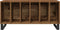 vidaXL - Recordkast - Artisan - Eiken - 100x38x48 - cm - Bewerkt - Hout