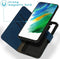 iMoshion Hoesje Geschikt voor Samsung Galaxy S21 FE Hoesje Met Pasjeshouder - iMoshion Uitneembare 2-in-1 Luxe Bookcase - Blauw