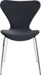 BOONVILLE - Eetkamerstoel - Zwart/Zilver- Synthetisch materiaal