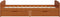vidaXL - Bedframe - met - lades - massief - grenenhout - honingbruin - 90x200 - cm