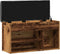 vidaXL - Schoenenbank - 82x32x45,5 - cm - bewerkt - hout - oud - houtkleurig