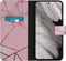 iMoshion Hoesje Geschikt voor Google Pixel 8 Pro Hoesje Met Pasjeshouder - iMoshion Design Softcase Bookcase - Meerkleurig / Pink Graphic
