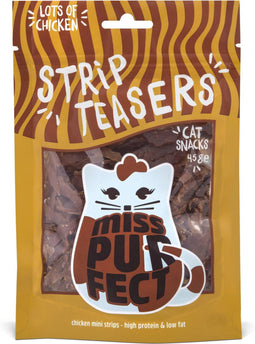 Miss Purfect katten snacks strip teasers 45 gram.