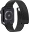 Zwart Bandje geschikt voor Apple Watch Series 1/2/3 38 mm & Series 4/5/6/SE 40 mm & Series 7 41 mm - Milanees Bandje voor Apple Watch 38 / 40 / 41 mm