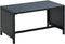 vidaXL - Salontafel - 70x40x38 - cm - poly - rattan - zwart