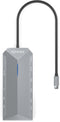 Aisens ASUC-12P005-GR - USB Hub - 3x USB 3.2 Gen1 type-C - 1x Ethernet 1Gbps
