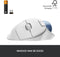 Logitech M575 - Draadloze Trackball - Ergonomisch ontwerp - Wit