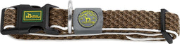 Dog collar Hunter Vario Basic Threads Brown Size S (30-43 cm)