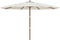 vidaXL - Parasol - met - houten - paal - 400x273 - cm - zandkleurig