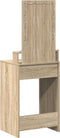 vidaXL - Kaptafel - met - LED-verlichting - - - Sonoma - Eik - - - 50x41x140 - cm
