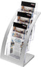 Deflecto Contemporary 693604 Folderhouder Zwart, Transparant 1/3 DIN A4 1 stuk(s) (b x h x d) 174 x 350 x 155 mm