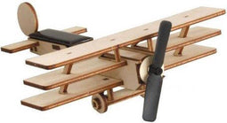 Solexpert Bouwpakket - Driedekker vliegtuig met zonnepaneel