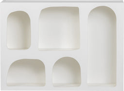 WOOOD Caz Wandkastje - Plywood - Wit - 57x80x23