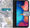 iMoshion Hoesje Geschikt voor Samsung Galaxy A20e Hoesje Met Pasjeshouder - iMoshion Design Softcase Bookcase - Wit / Meerkleurig / Goud / White Graphic