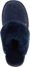 Warmbat Flurry - Dames Sloffen - Suède - Donkerblauw - Maat 37