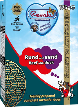 Renske Vers - Tetrapack 375 g - Hondenvoer - Rund&Eend