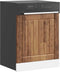 vidaXL - Vaatwaspaneel - Lucca - bewerkt - hout - oud - houtkleurig