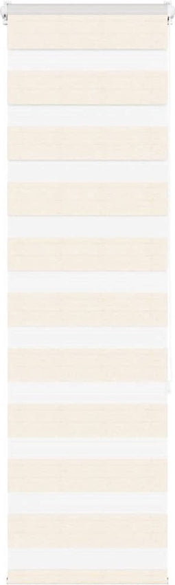 vidaXL - Zebra - Blind - 50x150 - cm - stofbreedte - 55,9 - cm - polyester - marmerbeige