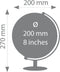 Globe Troika 20cm zwart-zilver