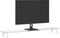 vidaXL - Monitorstandaard - 100x20x8 - cm - gehard - glas - en - metaal - wit