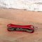 Keycabins Multitool Sleutelhouder - Key Organizer tot en met 12 Sleutels - Keychain Sleutelhanger met Bieropener - Aluminium - Rood