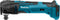 Makita DTM51Z - Oscillerende Multi Tool - 6.000-20.000 min-1 - Blauw Zwart