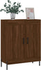 vidaXL - Dressoir - 69,5x34x90 - cm - bewerkt - hout - bruin - eikenkleur