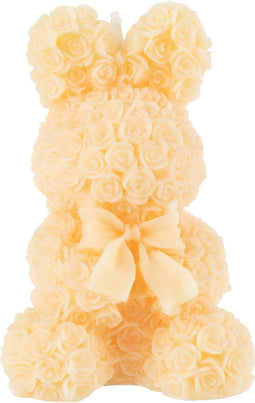 J-Line kaars Konijn - lichtgeel - small - 8U