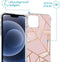 iMoshion Hoesje Geschikt voor iPhone 13 Pro Hoesje Met Koord - iMoshion Design Hoesje met Koord - Goud / Pink Graphic