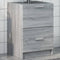 vidaXL - Wastafelkast - 40x37x59 - cm - bewerkt - hout - grijs - sonoma - eikenkleurig