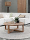 DTP Home Coffee table Icon round,35xØ90 cm, 3,5 cm top, recycled teakwood