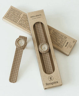 Mrs Ertha Strapies Horloge - Voor Kids en Volwassenen - Soft Squares