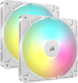 Corsair RS140 - ARGB Ventilator - 140mm - Wit (2 stuks)