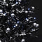 vidaXL - Kerstboom - sneeuwend - met - paraplubasis - 75 - cm - PVC - zwart