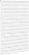 vidaXL - Zebra - rolgordijn - 150x230 - cm - stofbreedte - 145,9cm - polyester - wit