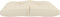 vidaXL - Palletkussen - 60x61,5x10 - cm - stof - crèmekleurig