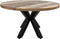 Ronde eettafel - ø140 cm - massief mangohout/metaal
