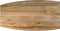Ovaal tafelblad Portland - 260x120x5 - Naturel - mangohout