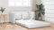 vidaXL - Vloersofa - Bed - 2-in-1 - Wit - 124x71x78 - cm - Kunstleer