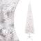 vidaXL - Kerstboom - smal - 210 - cm - wit