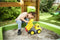 BIG-Power-Worker Dumper + Figuur - Zandbak - Speelgoedvoertuig