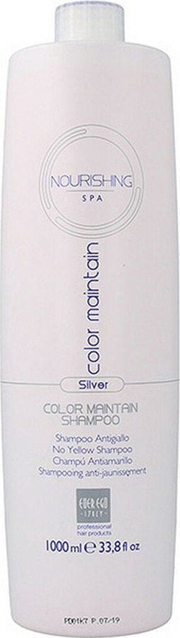 Shampoo Nourishing Spa Color Silver Mantain Everego Grijs Haar (1 L)