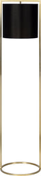 Atmooz - Vloerlamp Moyo - E27 - Kleur : Goud Brons - Staande Lamp - Stalamp - Woonkamer - Hoogte 150cm - Metaal