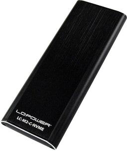 LC-Power - M.2 SSD Behuizing - USB 3.1 Gen. 2 Type C - Zwart